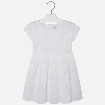 Mayoral 3937-54 Sukienka kwiatki  kolor Kremowy -  - #tag1# - #tag2# - #tag3# - #tag4#