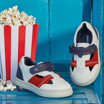 Mayoral 41890-81 Buty chłopięce kolor biały -  - #tag1# - #tag2# - #tag3# - #tag4#