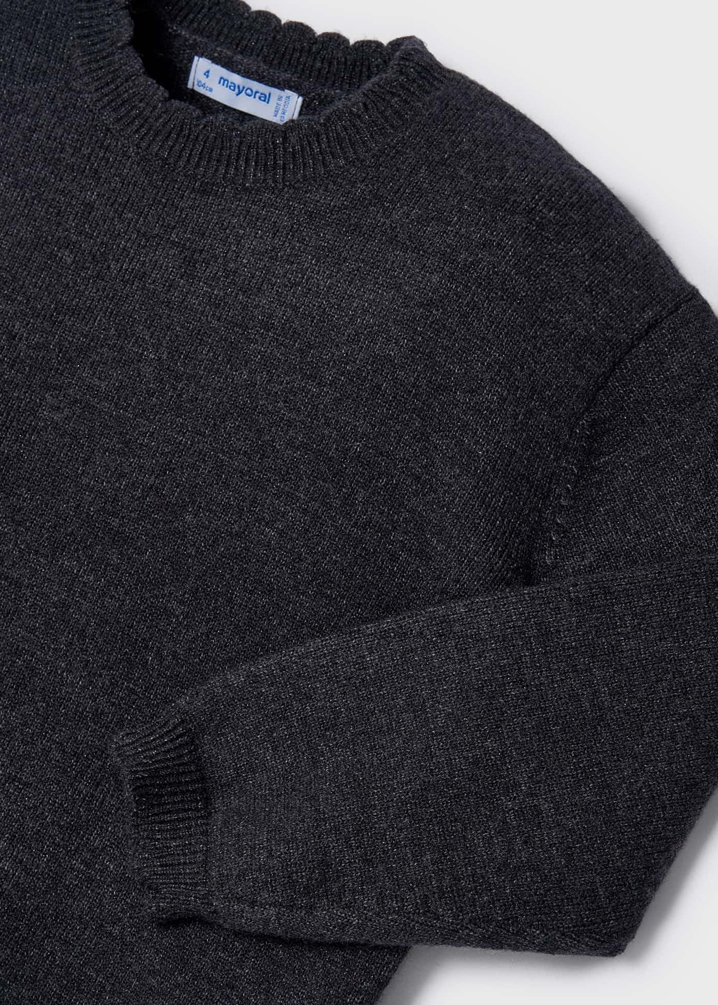 Mayoral 4301-62 Sweterek dla dziewczynki kolor ciemny szary -  - #tag1# - #tag2# - #tag3# - #tag4#