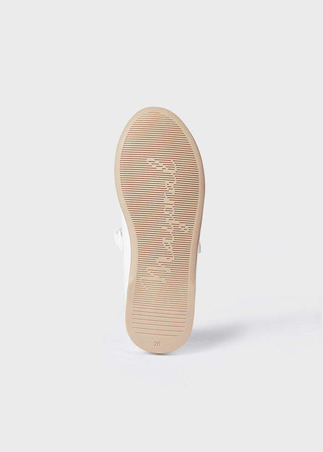 Mayoral 43437-87 Baleriny z koralikami dziewczynka kolor whitemetal -  - #tag1# - #tag2# - #tag3# - #tag4#