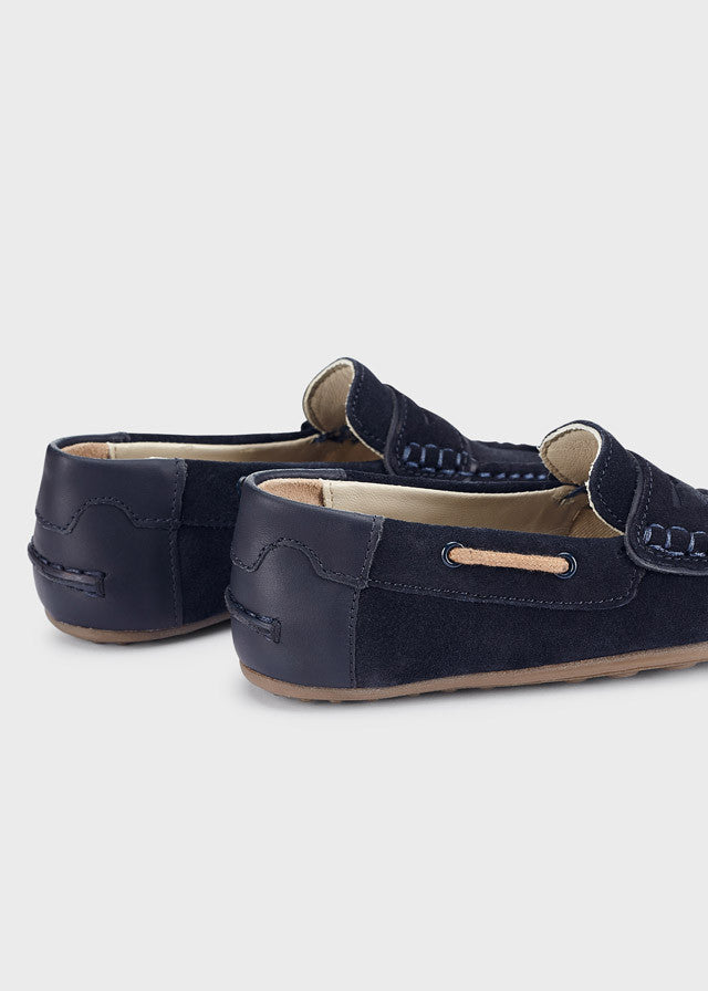 Mayoral 43484-80 Mokasyny skórzane chłopiec kolor granatowy -  - #tag1# - #tag2# - #tag3# - #tag4#