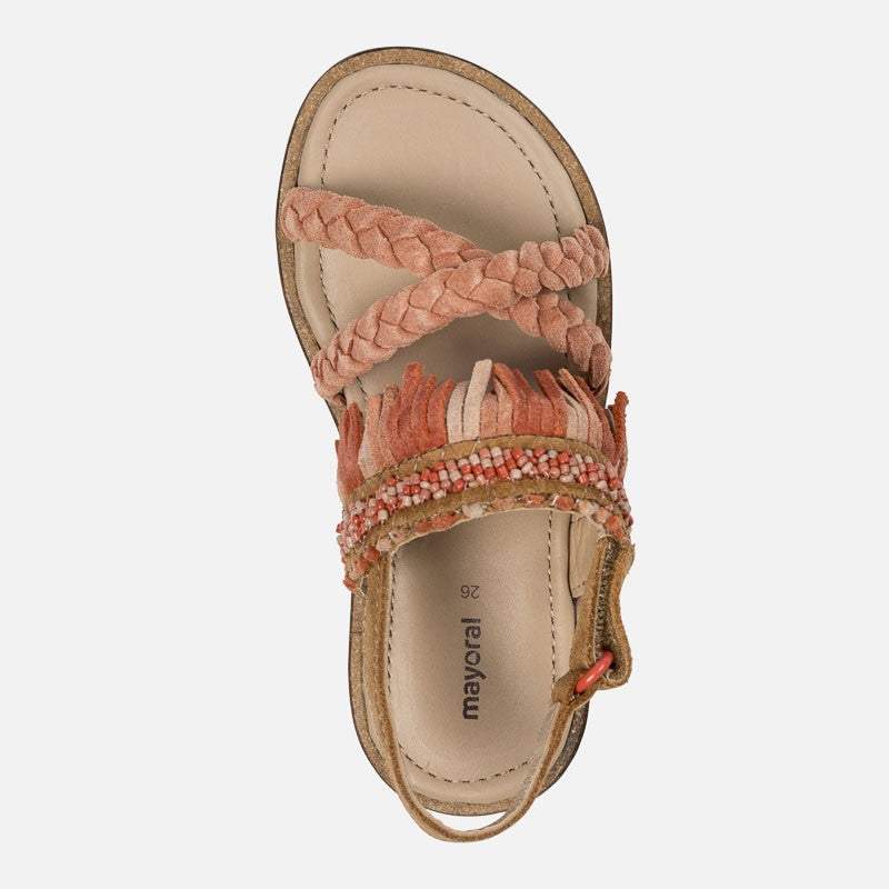 Mayoral 43891-43 Sandały dla dziewczynki kolor Koralowy -  - #tag1# - #tag2# - #tag3# - #tag4#