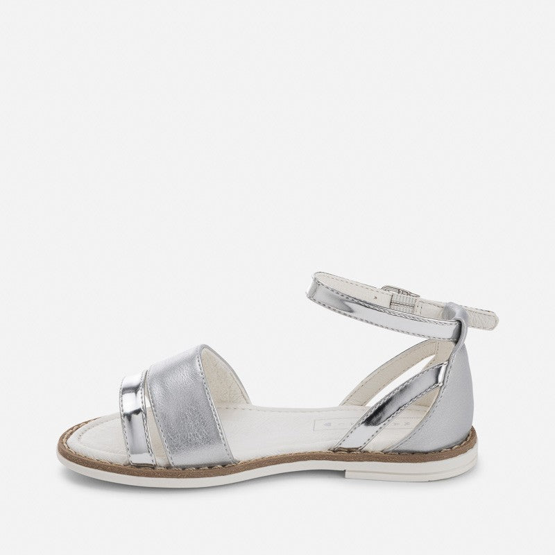 Mayoral 45777-72 Sandałki połysk  kolor Srebrny -  - #tag1# - #tag2# - #tag3# - #tag4#