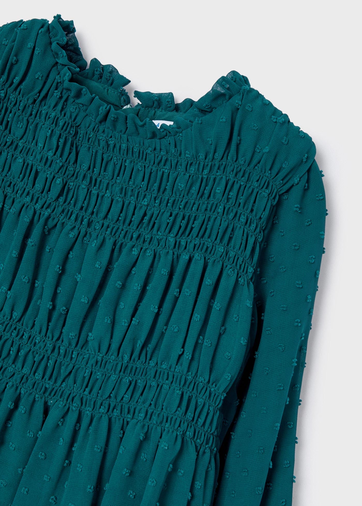 Mayoral 4960-53 Sukienka plumeti dziewczynka kolor kaczuszka -  - #tag1# - #tag2# - #tag3# - #tag4#