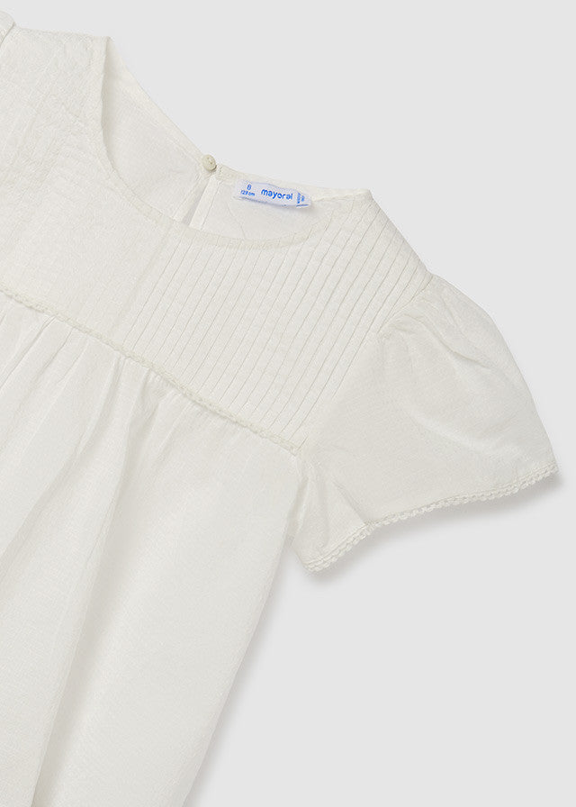 Mayoral 6193-74 Bluzka dziewczynka kolor biały -  - #tag1# - #tag2# - #tag3# - #tag4#