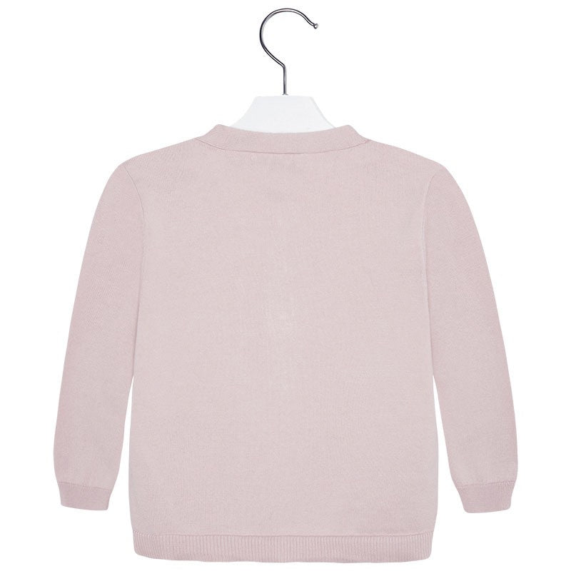 Mayoral 6322-20 Sweter rozp.dzian. koronka  kolor Jasny róż. -  - #tag1# - #tag2# - #tag3# - #tag4#