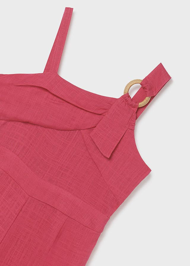 Mayoral 6843-23 Kombinezon lniany dziewczynka kolor bugenwilla -  - #tag1# - #tag2# - #tag3# - #tag4#