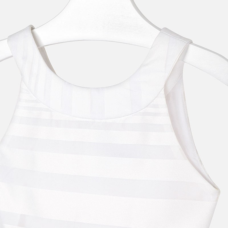 Mayoral 6914-55 Sukienka dziewczęca kolor biały -  - #tag1# - #tag2# - #tag3# - #tag4#