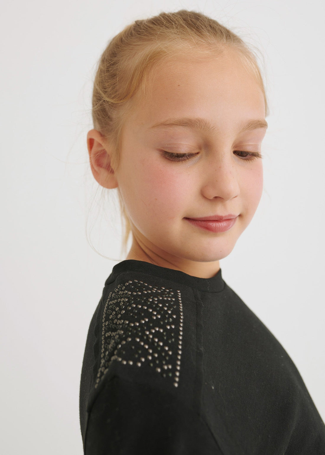 Mayoral 7022-20 Koszulka z długim rękawem dziewczęca kolor czarny -  - #tag1# - #tag2# - #tag3# - #tag4#