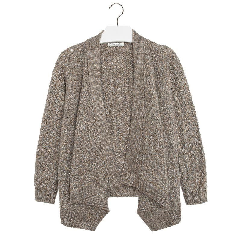 Mayoral 7345-31 Sweter rozp. dzianina lureks  Brąz -  - #tag1# - #tag2# - #tag3# - #tag4#