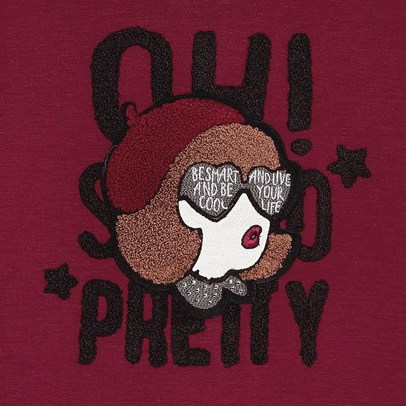 Mayoral 7931-80 Sukienka dziewczęca dwustronna kolor bordo -  - #tag1# - #tag2# - #tag3# - #tag4#