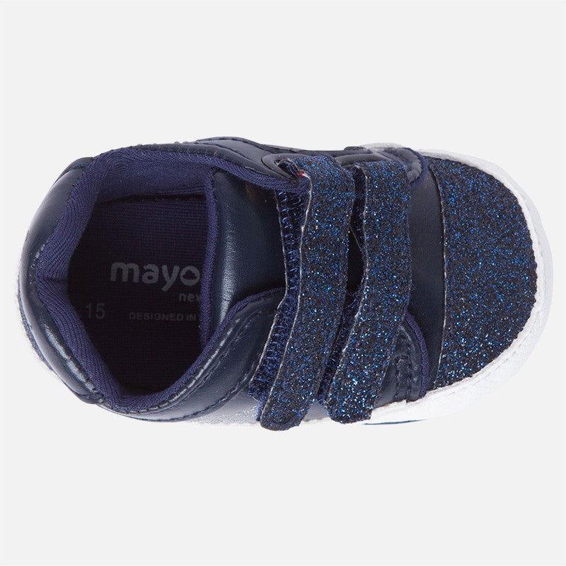 Mayoral 9807-13 Tenisówki niemowlęce dla dziewczynki kolor granat -  - #tag1# - #tag2# - #tag3# - #tag4#