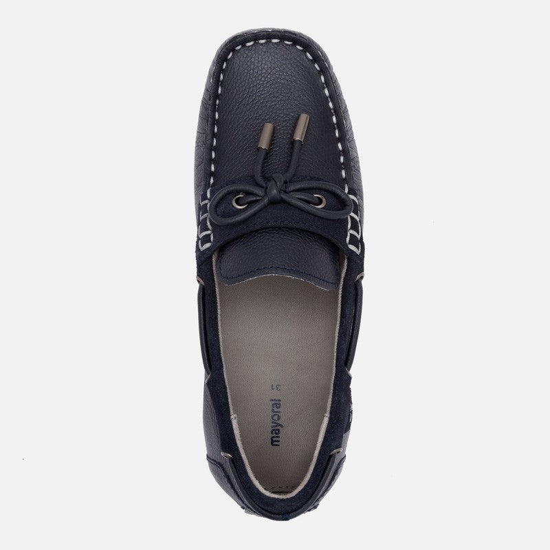 Mokasyny skórzane chłopięce Mayoral 45193-73 granat -  - #tag1# - #tag2# - #tag3# - #tag4#