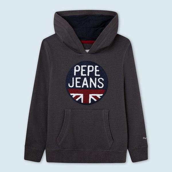 Pepe Jeans Hoodie ALEXANDER junior boy PB581258-984 GUNPOWDER