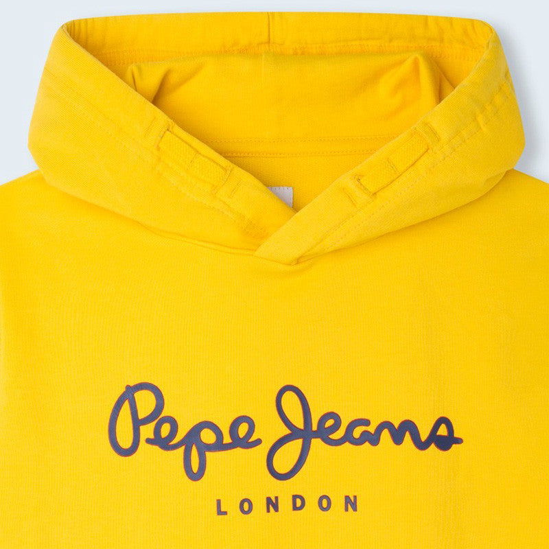 Pepe Jeans Bluza z kapturem GEORGIE HOODIE junior chłopak PB581416-043 żółty -  - #tag1# - #tag2# - #tag3# - #tag4#