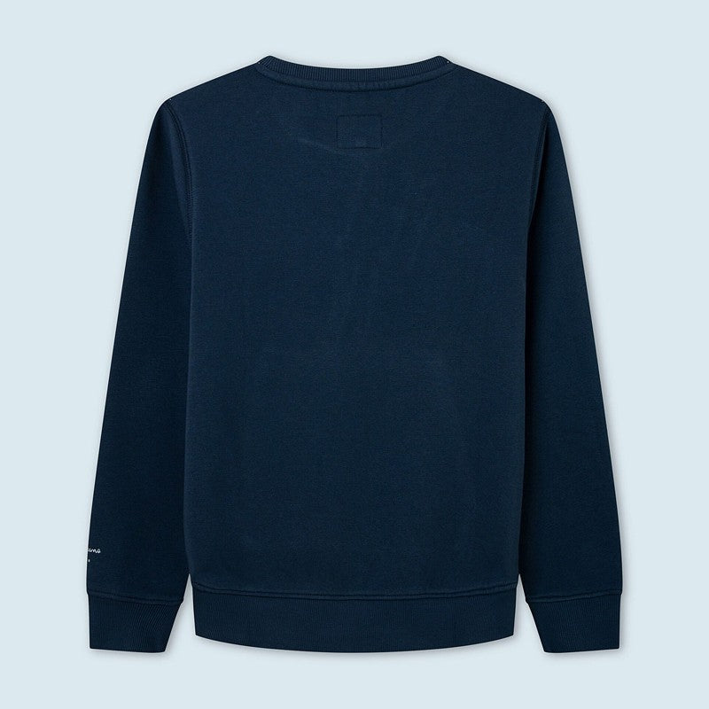 Pepe Jeans Bluza z kieszenią JEREMY junior chłopak PB581360-571 SCOUT BLUE -  - #tag1# - #tag2# - #tag3# - #tag4#