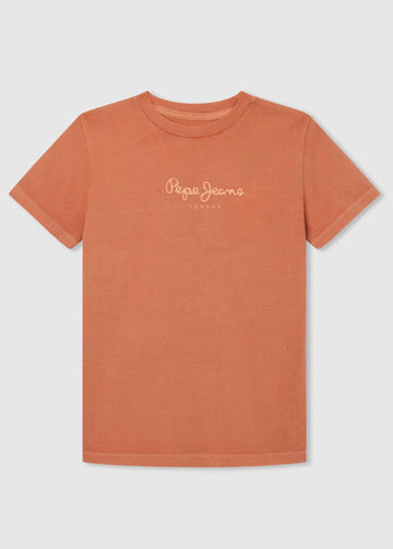 Pepe Jeans PB503535-145 Koszulka WEST SIR JR N chłopak kolor pomarańczowa -  - #tag1# - #tag2# - #tag3# - #tag4#