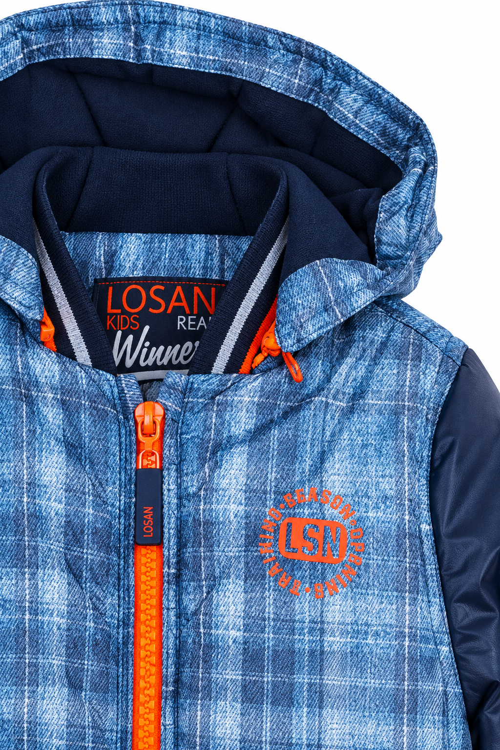 Losan jacket 625-2001AC color navy blue