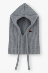 Girls' snood hat, ash gray, Grans BK02-0-51125-37