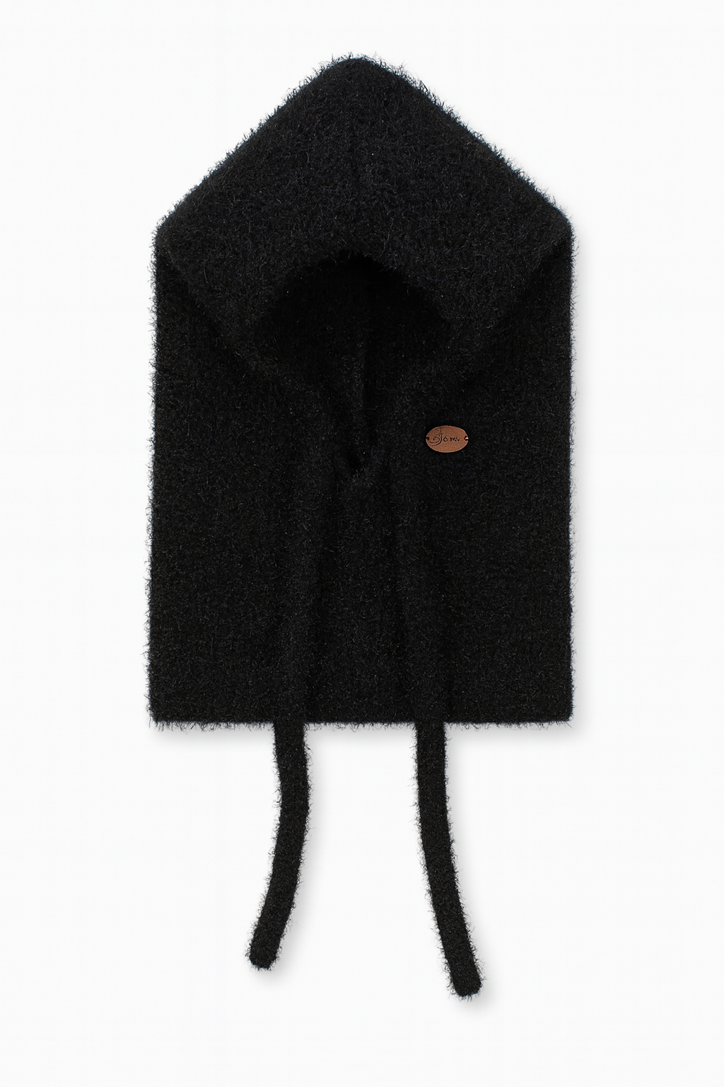 Girls' black snood hat Grans BK02-0-51125-14