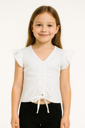 Cream Breeze pullover top for girls 18749-9725-28