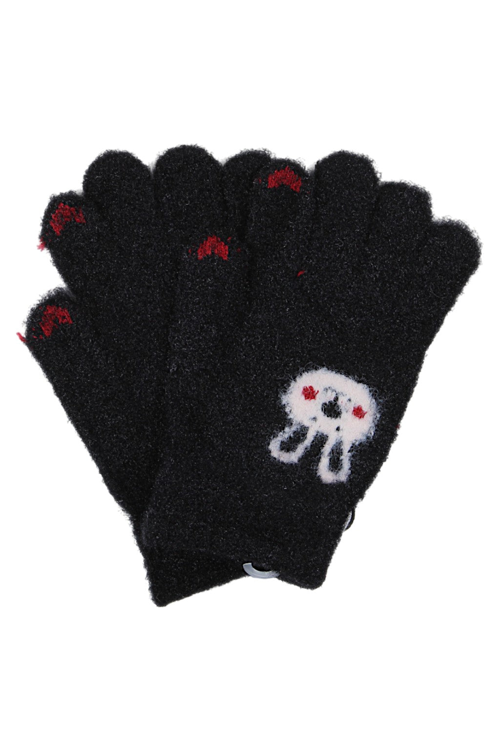 Girls' rabbit gloves black Euro Gloves D-229-91025