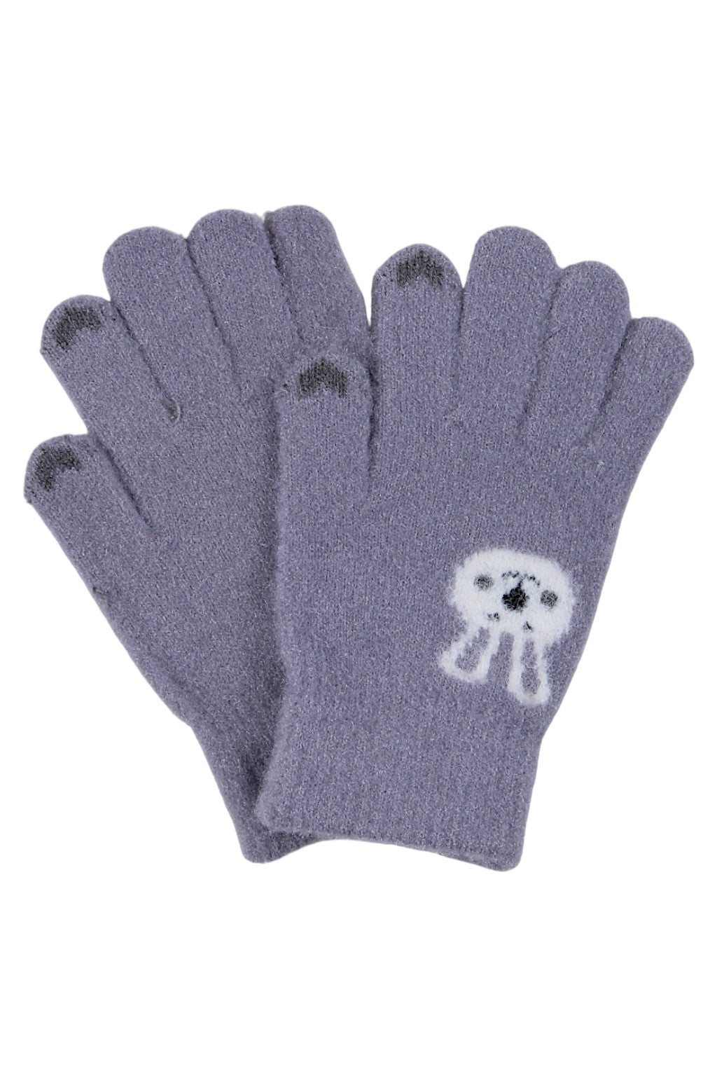 Girls' purple gloves Euro Gloves D-229-91025