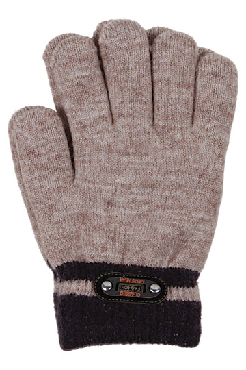 Claccic gloves for boys beige Euro Gloves D-298-91025