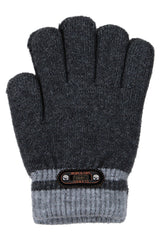 Classic Boys Gloves Graphite Euro Gloves D-298-91025