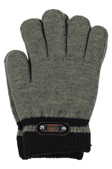 Boys' gloves olive Euro Gloves D-298-91025
