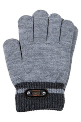 Classic Boy's Gloves, Gray, Euro Gloves D-298-91025