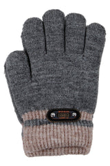 Classic Boys Gloves Gray Euro Gloves D-298-91025