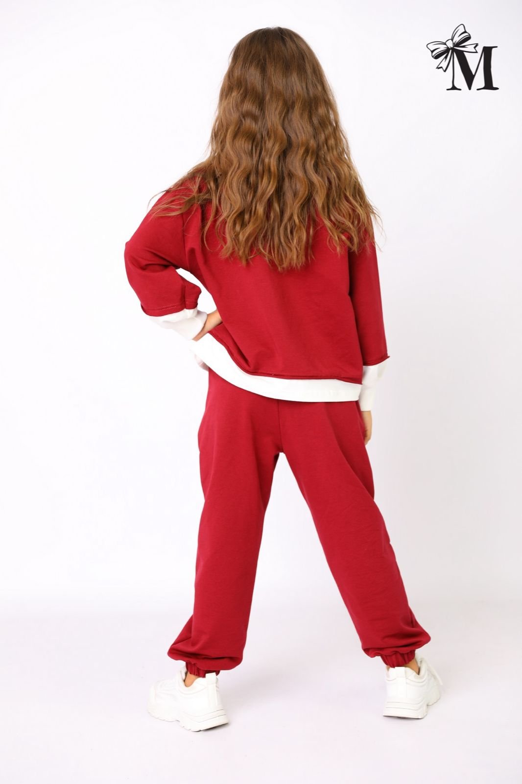 Dres Bordo dziewczynka bordowy MałaMi 2797-20926-58