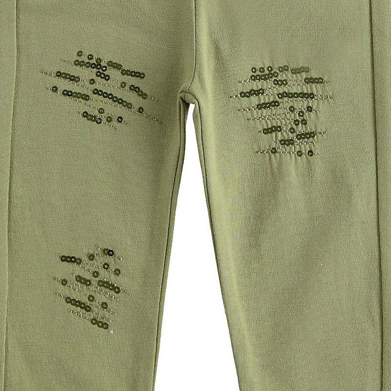 iDO 44337 Leginsy długie dla dziewczynki kolor zielony -  - #tag1# - #tag2# - #tag3# - #tag4#