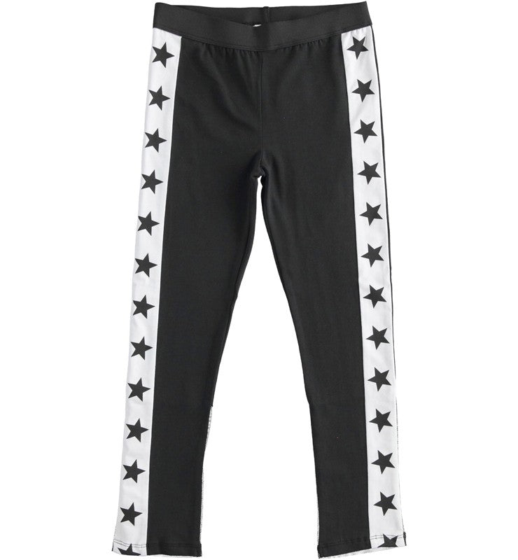 iDO 44517 Leginsy długie dla dziewczynki kolor czarny -  - #tag1# - #tag2# - #tag3# - #tag4#