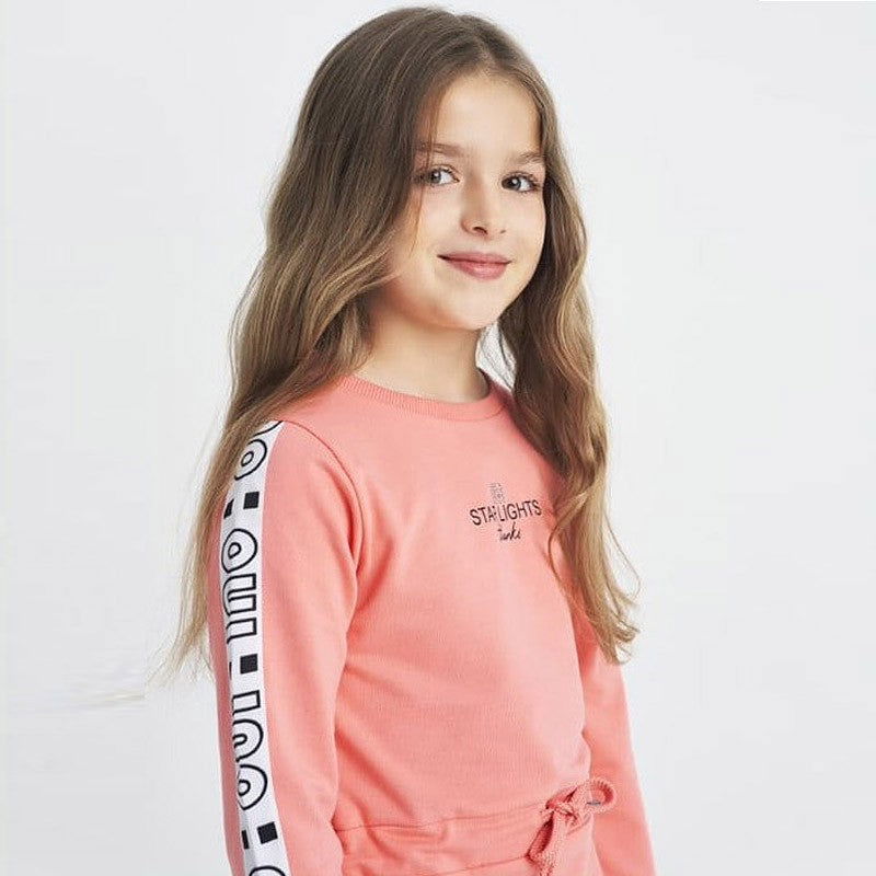 iDO 44537 Sukienka bawełniana dla dziewczynki kolor koral -  - #tag1# - #tag2# - #tag3# - #tag4#