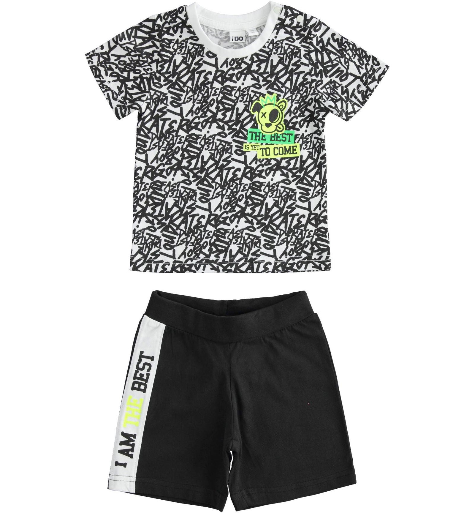 iDO 44712 Komplet dla chłopca kolor biało-czarny -  - #tag1# - #tag2# - #tag3# - #tag4#