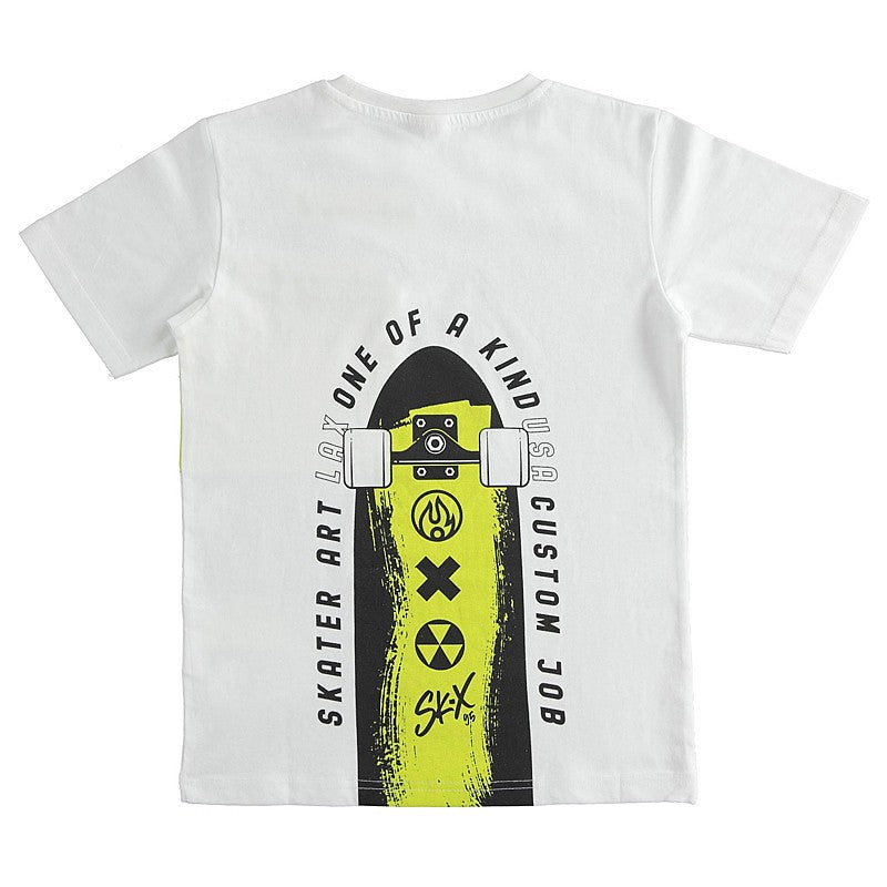 iDO 44809 Koszulka z krótkim rękawem dla chłopca kolor biały -  - #tag1# - #tag2# - #tag3# - #tag4#