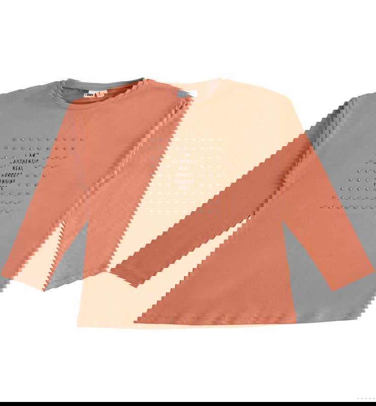 iDO 45681-2042 Bluzka dla dziewczynki kolor ceglasty -  - #tag1# - #tag2# - #tag3# - #tag4#