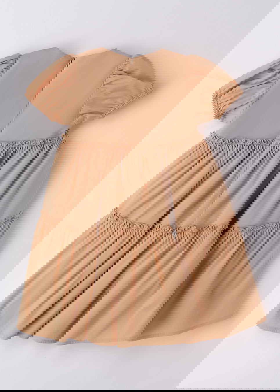 iDO 46309-0732 Sukienka bawełniana dziewczynka kolor beż -  - #tag1# - #tag2# - #tag3# - #tag4#