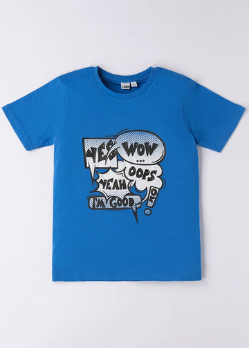 iDO 46387-3734 Koszulka krótki rękaw chłopiec kolor niebieski -  - #tag1# - #tag2# - #tag3# - #tag4#