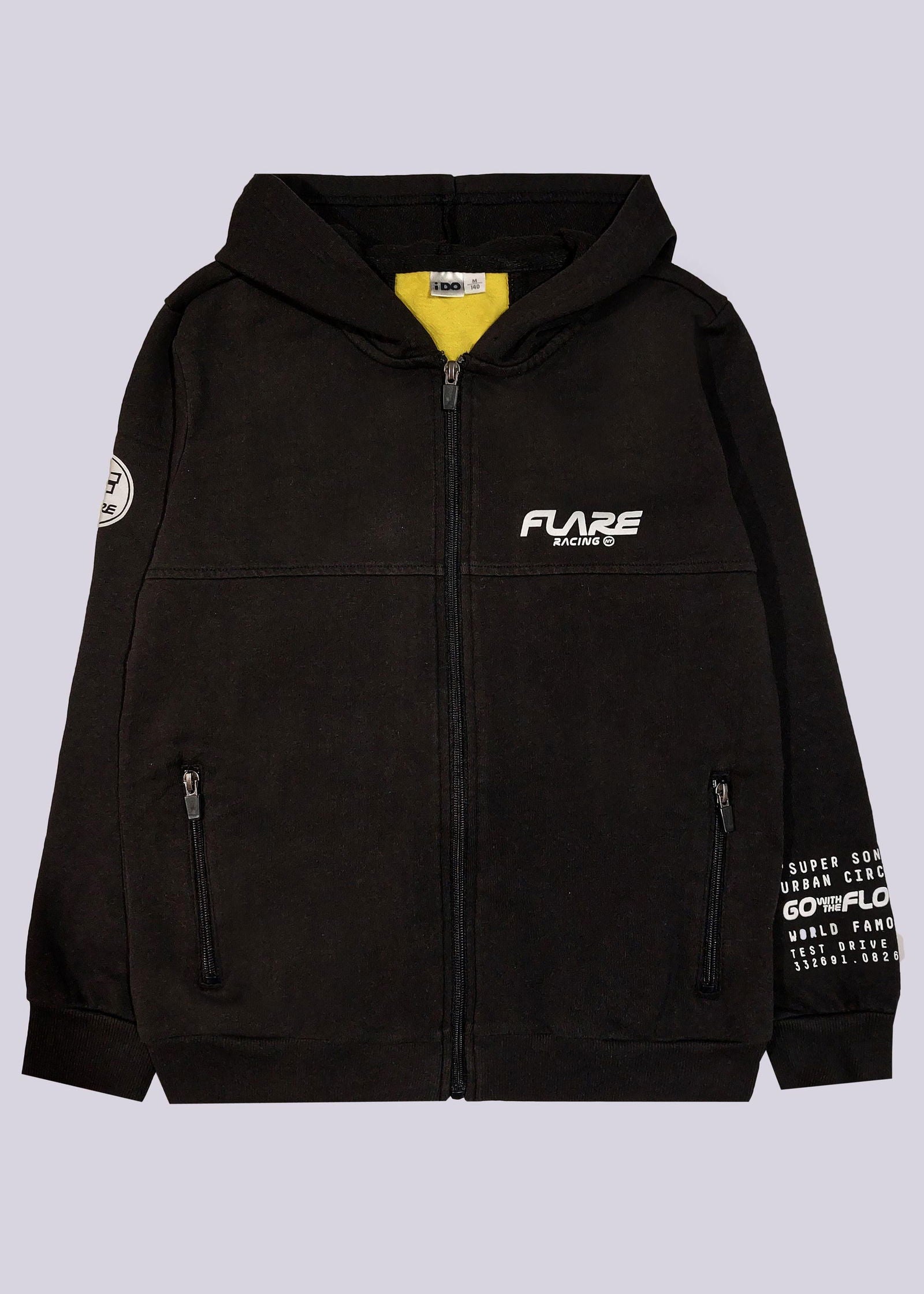 iDO 46402-0658 Bluza z kapturem chłopiec kolor czarny -  - #tag1# - #tag2# - #tag3# - #tag4#