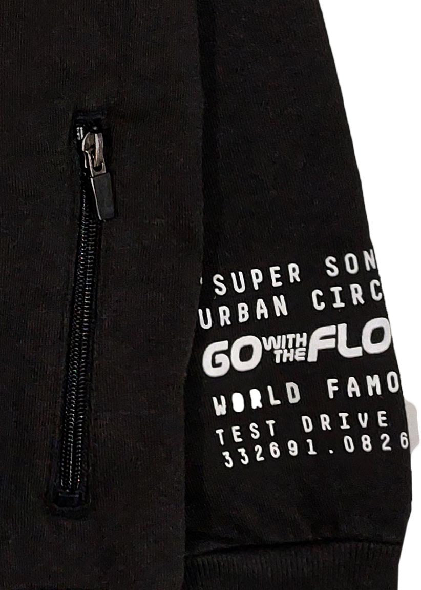 iDO 46402-0658 Bluza z kapturem chłopiec kolor czarny -  - #tag1# - #tag2# - #tag3# - #tag4#