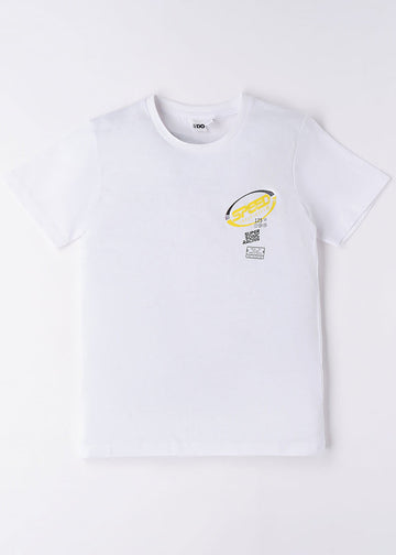 iDO 46405-0113 Koszulka krótki rękaw chłopiec kolor biały -  - #tag1# - #tag2# - #tag3# - #tag4#