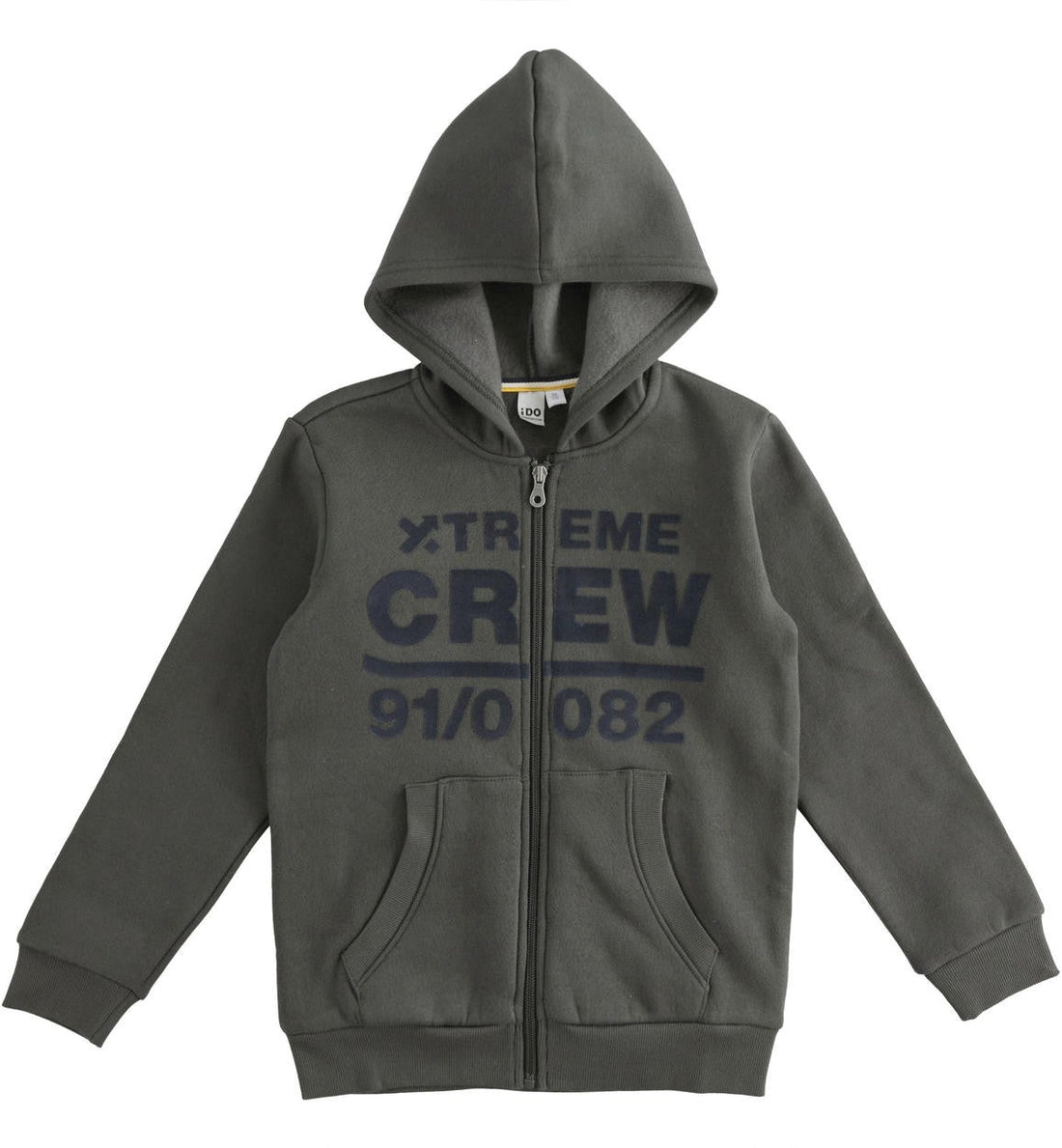 iDO Bluza z kapturem rozpinana dla chłopaka K746-0567 szary -  - #tag1# - #tag2# - #tag3# - #tag4#