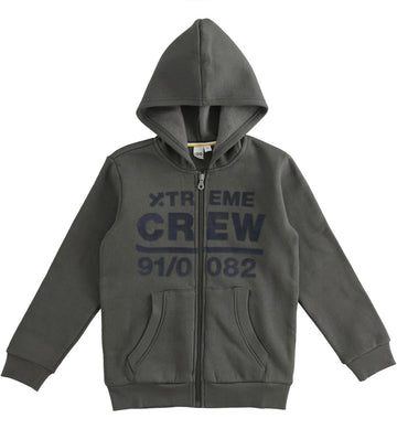 iDO Bluza z kapturem rozpinana dla chłopaka K746-0567 szary -  - #tag1# - #tag2# - #tag3# - #tag4#