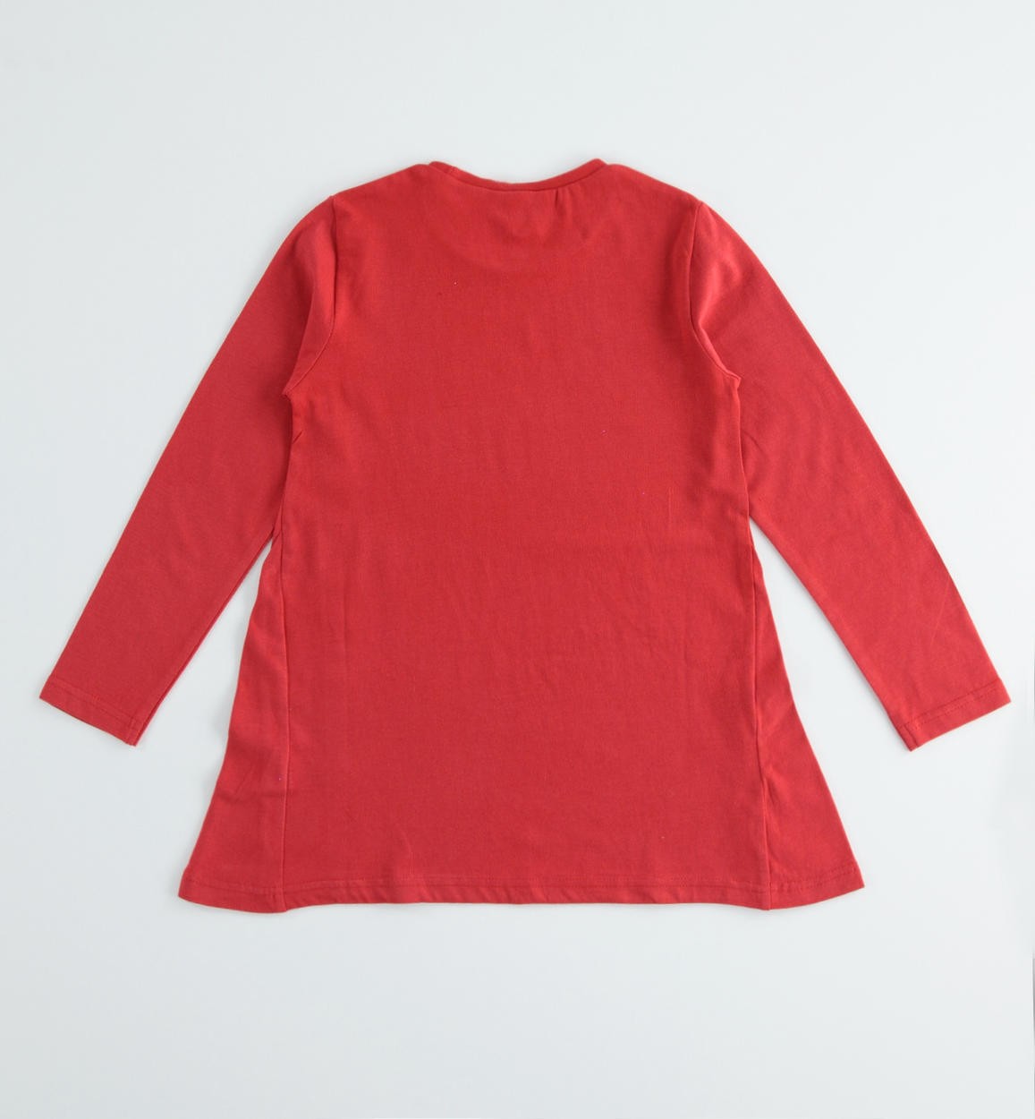 iDO Bluzka bawełniana z długim rękawem dla dziewczynki K920-2253 czerwony -  - #tag1# - #tag2# - #tag3# - #tag4#