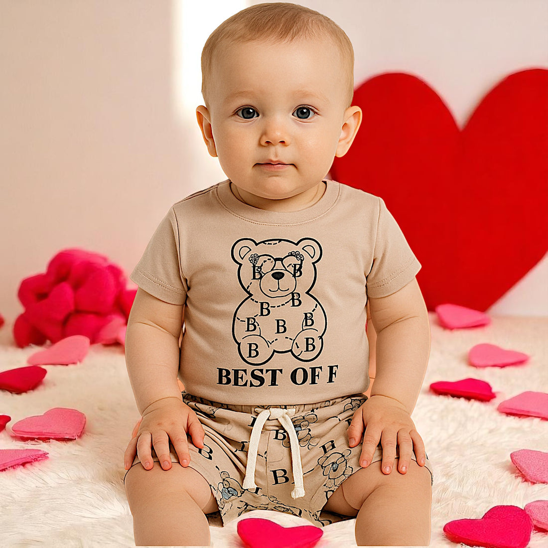 Boy's beige set Partner 4500-28425-1