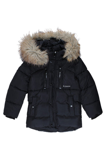 Boy's navy blue winter jacket Happy House KK1100-91025-23