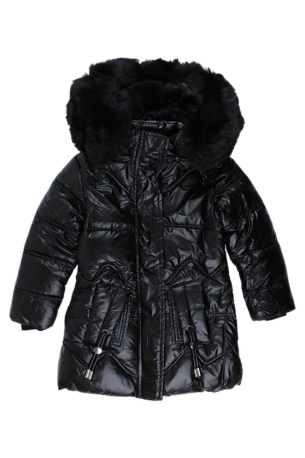 Happy House KK2264-27925 black girls' winter jacket